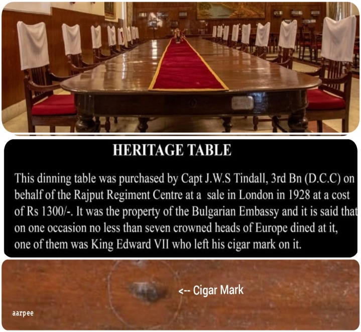 Heritage Table with Cigar Mark